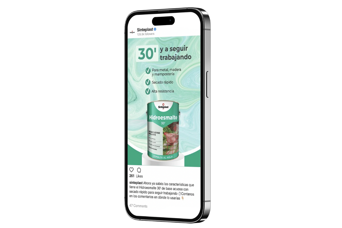 illumin Sinteplast Instagram ad
